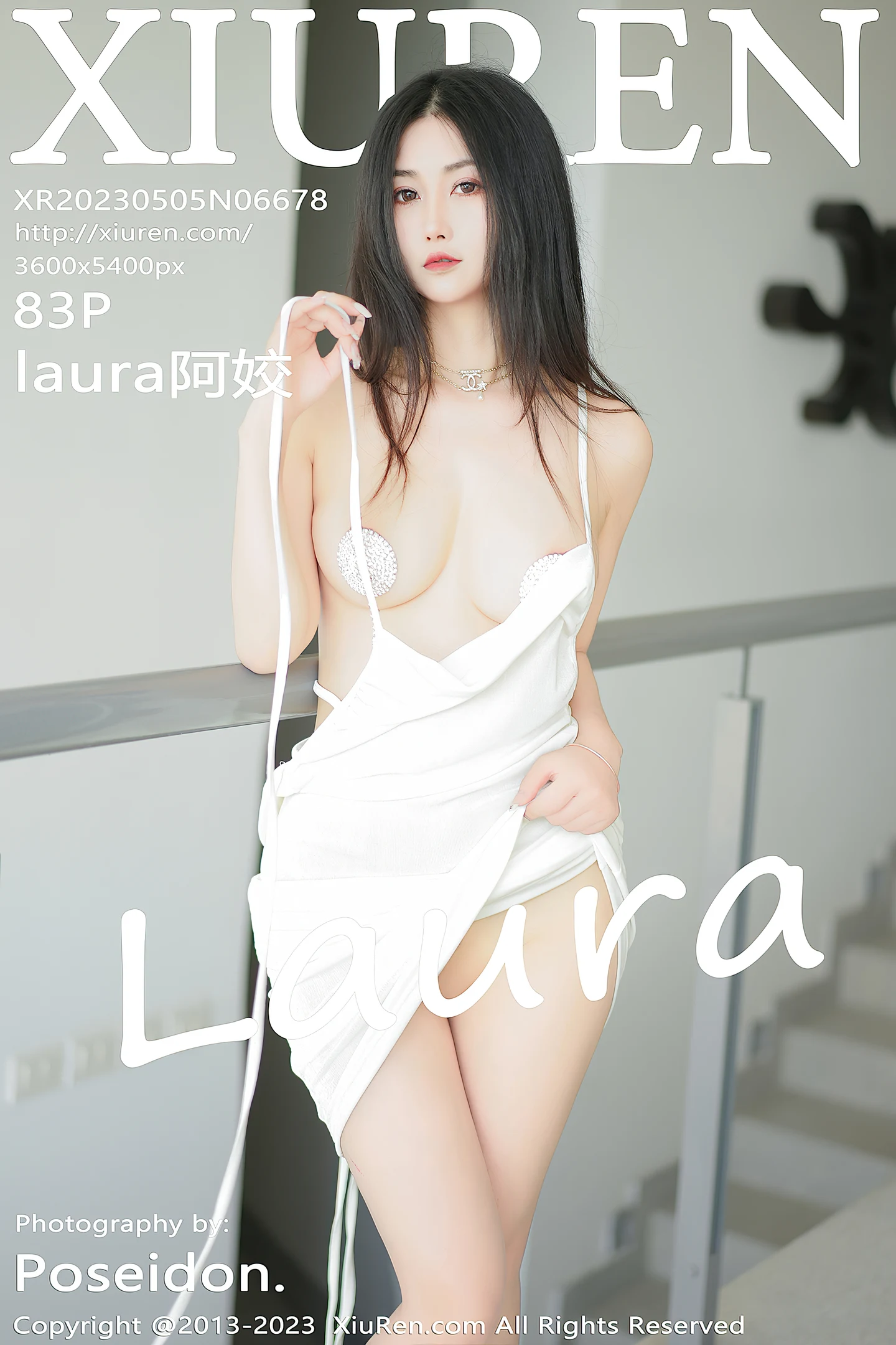 [XiuRen秀人网]No.6678_模特laura阿姣户外泳池大尺度露傲人豪乳血滴子遮点诱惑写真83P-秀人网 - XiuRen.Space